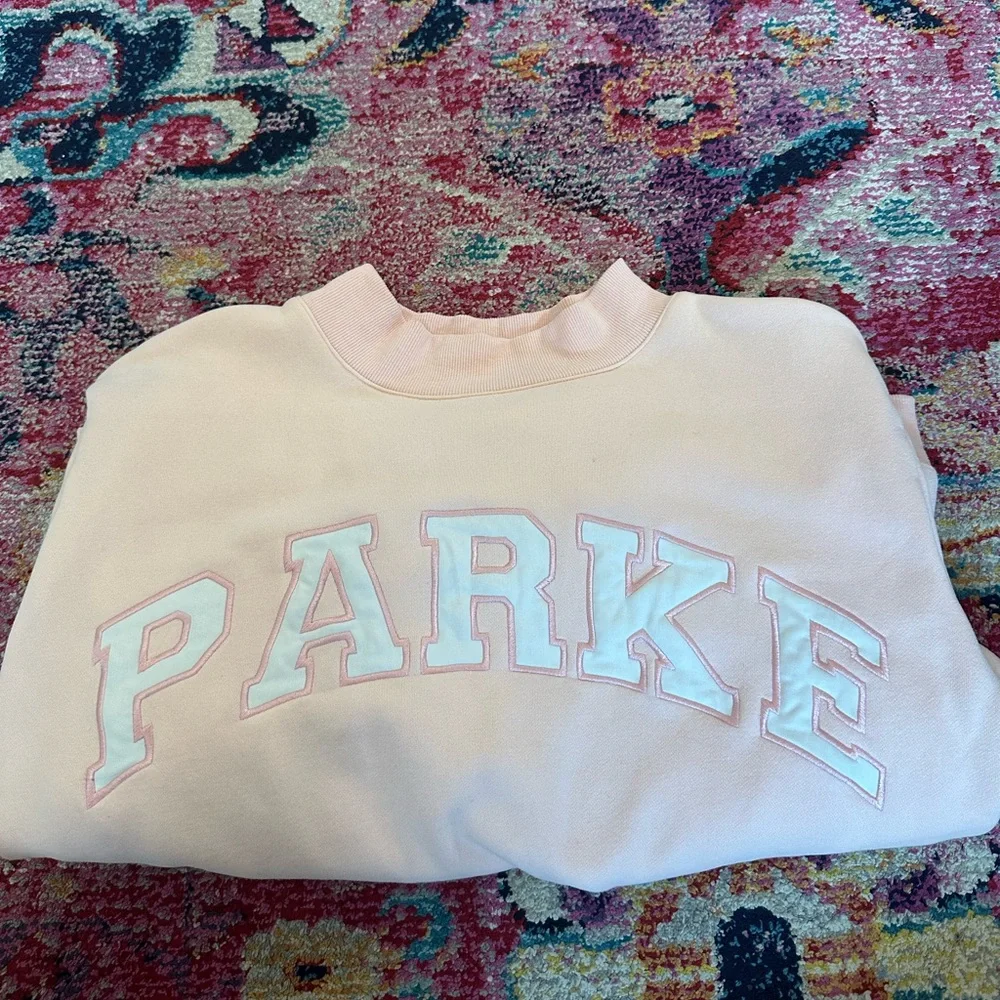 Light pink Parke mock neck - Picture 1 of 3